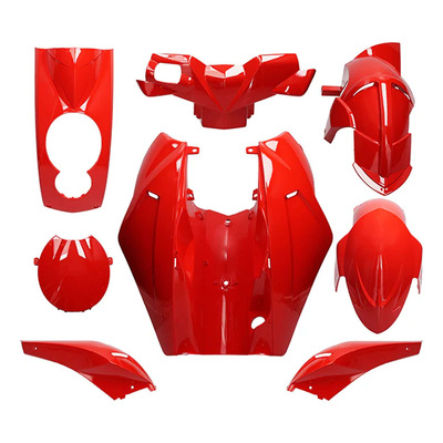Kit carénage AllPro rouge 8 pièces Peugeot Ludix