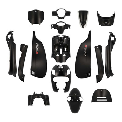Kit carénage noir mat 16 pièces Sym Fiddle 3 50/125 14-20