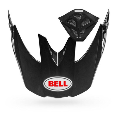 Kit casquette/ventilation Bell Moto-10 Visor noir brillant