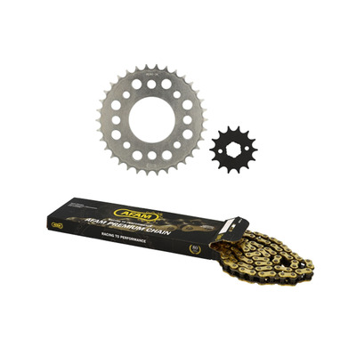 Kit chaîne Afam 14x34 Honda CG 125 1977-84