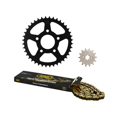 Kit chaîne Afam 14x40 Honda CRM 125 1990-94
