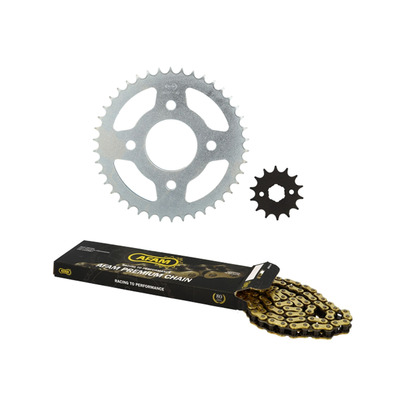 Kit chaîne Afam 14x42 Daelim 125 Roadwin 2004-06