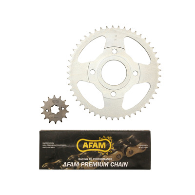 Kit chaîne Afam 14x49 Yamaha 125 SR