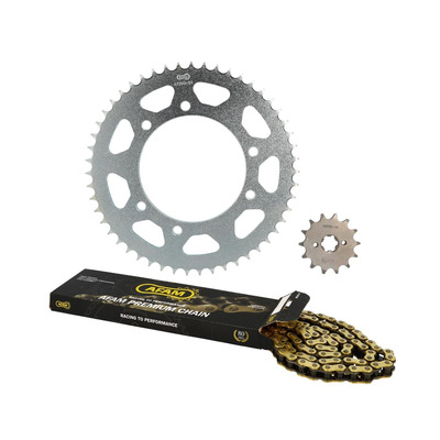 Kit chaîne Afam 14x51 Derbi Terra 125 2007-14