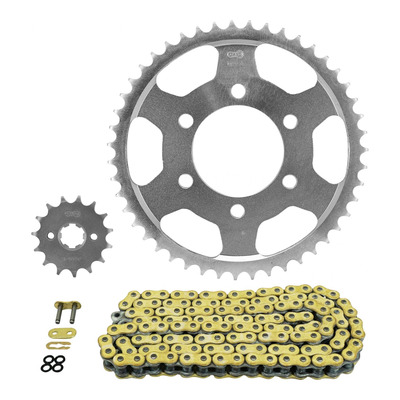 Kit chaîne AFAM 15x47 pour Honda 125 CB R 18-20