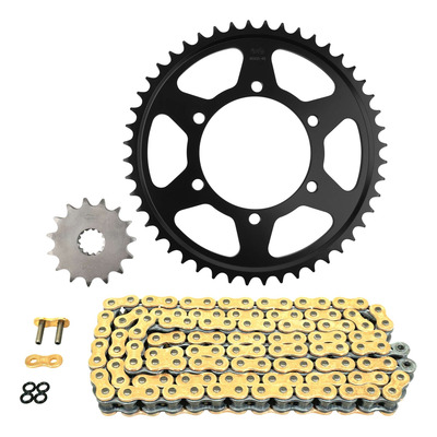 Kit chaîne Afam 15x48 pas 525 Triumph Street Triple 765 2023-
