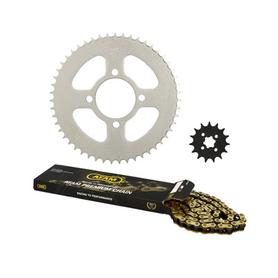 Kit chaîne Afam 15x51 Suzuki Van-Van 125 2002-06