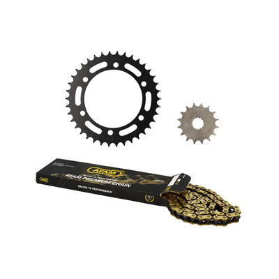 Kit chaîne Afam 16x38 Kawasaki ZR7 S 2001-05
