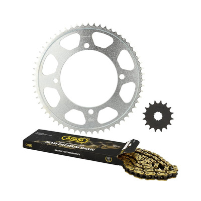 Kit chaîne Afam 16x59 Yamaha XVS 125 Dragstar 2000-05