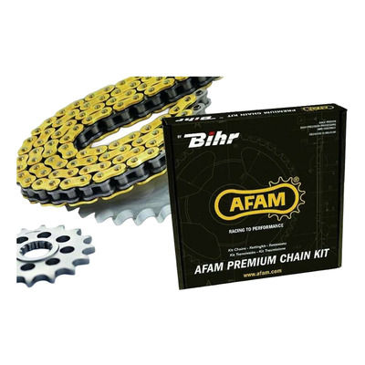 Kit chaîne Afam 520 type XMR3 15/40 couronne standard Honda CMX 500 Rebel 17-25
