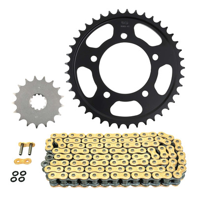 Kit chaîne Afam hyper renforcé 17x41pas 530 Kawasaki ZZR 1400