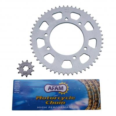 Kit chaîne Afam pas 420 11x53 alésage 102 mm adaptable senda drd r - drd sm