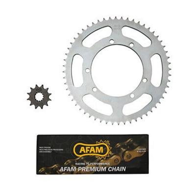 AFAM Kit Set de chaîne AFAM 420R1-G pour Aprilia SX 50 2006-2011 