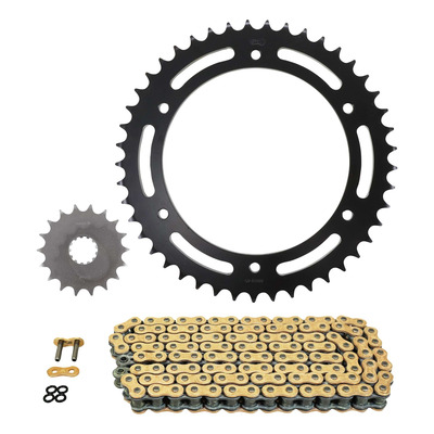 Kit chaîne Afam super renforcé 18x45 pas 530 Yamaha Triumph Tiger 1050