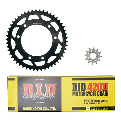 Kit chaîne DID acier Beta 50 RR Enduro 02-04