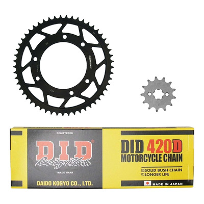 Kit chaîne DID acier Bultaco 50 Astro SM