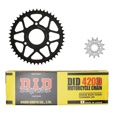 Kit chaîne DID acier Rieju 50 RS2 Matrix 03-03
