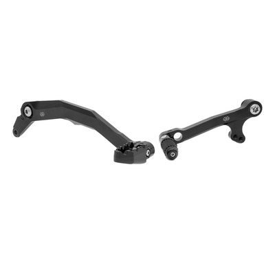 Kit commande réglables Gilles Tooling Ducati Desert X 950 22-24 aluminium noir