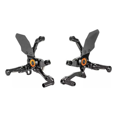 Kit commandes reculées ajustables Gilles Tooling MUE2 KTM Super Duke 1290 R 20-23
