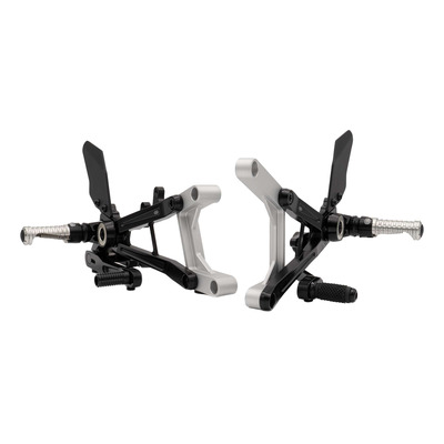 Kit commandes reculées ajustables Gilles Tooling MUE2 Moto Guzzi V100 Mandello 22-24