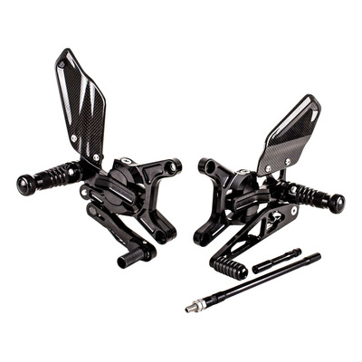 Kit commandes reculées ajustables Gilles Tooling VCR38GT Kawasaki ZX-6 R Ninja 13-20