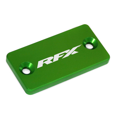 Kit Couvercles de Maître Cylindre RFX Pro en Aluminium Anodisé Vert pour Kawasaki 250 KXF 21-24