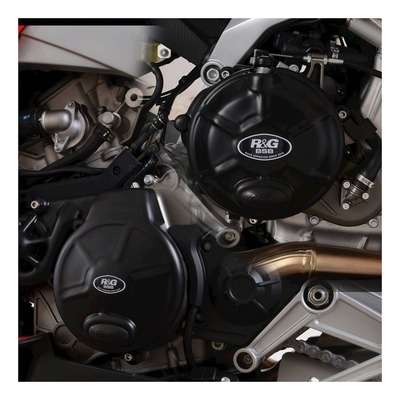 Kit couvre carter moteur R&G Racing noir Aprilia RS 660 21-22