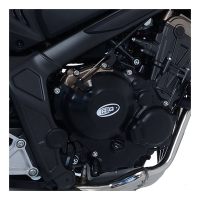 Kit couvre carter moteur R&G Racing noir Honda CB 650 R 21-22