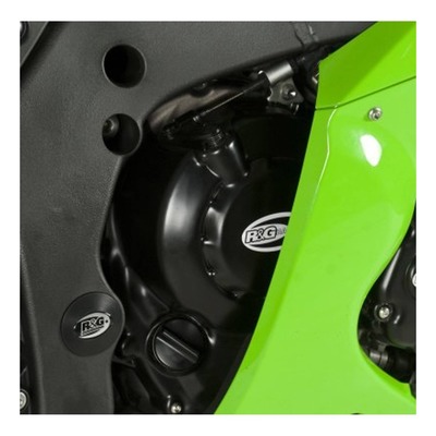 Kit couvre carter moteur R&G Racing noir Kawasaki ZX-10R 11-21
