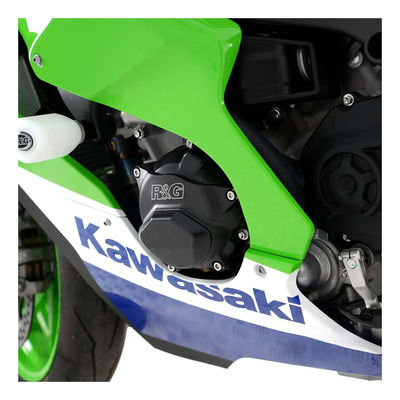 Kit couvre carter moteur R&G Racing Pro Pair noir Kawasaki ZX-10-R 11-25