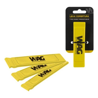 Kit de 3 démonte-pneus WAG en nylon jaune
