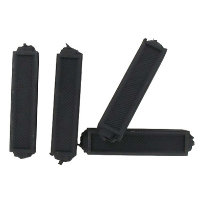 Kit de 4 patins de pédales type lyotard noir MBK / Motobécane / Peugeot / Solex