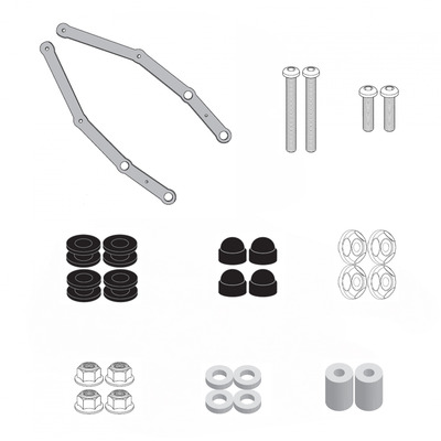 Kit de fixation de pare brise Givi 9267DT pour Voge SR1 125 24-26