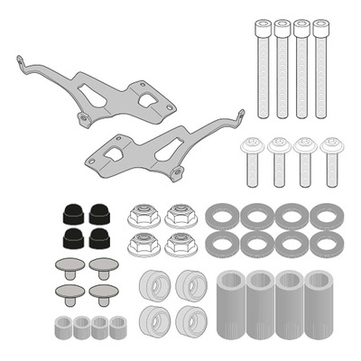 Kit de fixation pare-brise Givi 9058A Royal Enfield Super Meteor 650 23-25