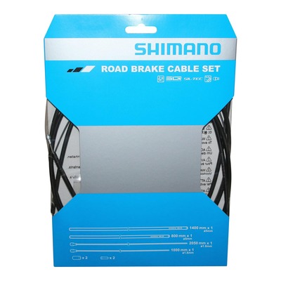 Kit de freinage vélo de route Shimano téflon noir (2 freins)