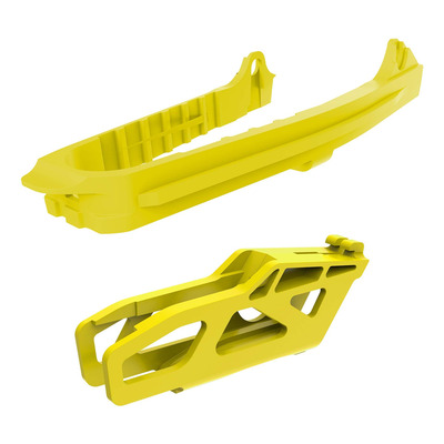 Kit de patin + guide chaîne Polisport jaune Suzuki RM-Z 450 2018