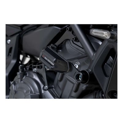 Kit de tampons de protection SW-MOTECH noir Yamaha MT-07 14-23