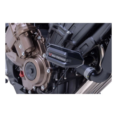 Kit de tampons de protection SW-MOTECH noir Honda CB 650 R E-Clutch 23-25
