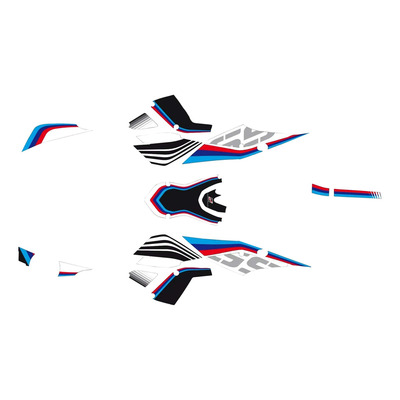 Kit déco avant Uniracing BMW F 800 GS Adventure 14-15 bleu/blanc/rouge