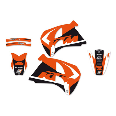 Kit déco BlackBird - Dream Graphic 4 - KTM SX EXC EGS 2t 93 97 - Orange