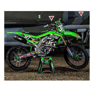Kit Déco BUD RACING Réplica Team Bud 2024 pour Kawasaki 450 KXF 2024