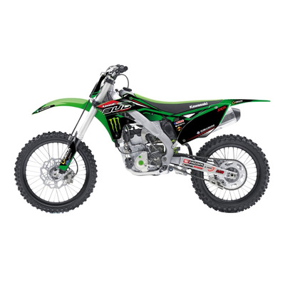 Kit Déco Complet BUD RACING Réplica Team Bud 2016 pour Kawasaki 450 KXF 16-18