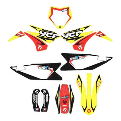 Kit Déco Complet YCF Édition BIGY 125 MX 2023 pour BIGY F125 / F150 / F190