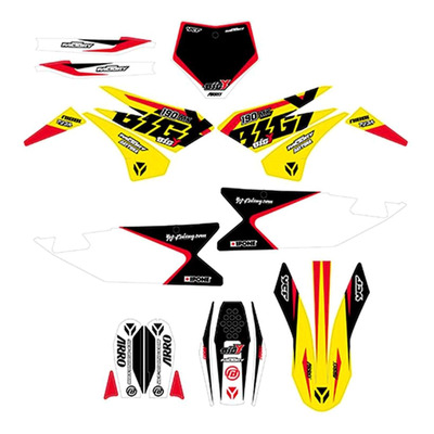 Kit Déco Complet YCF Édition BIGY FACTORY 190 DAYTONA 2022 pour BIGY F125 / F150 / F190