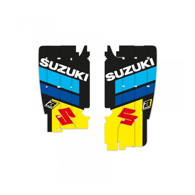 Kit déco de radiateur Blackbird Racing Replica KSRT 2020 K.Strijbos Suzuki 450 RM-Z 08-17 jaune/bleu