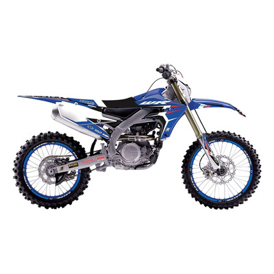 Kit déco et Housse BlackBird - Dream Graphic 4 - Yamaha WRF 250cc 19-23 - Bleu/Noir