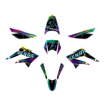 Kit déco holographique Doppler Gilera RCR 2011-17