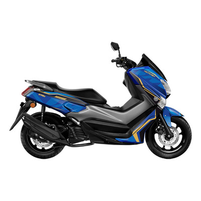 Kit déco Kutvek Energy bleu et noir brillant Yamaha NMAX 125 2021-24