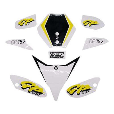 Kit Déco Origine YCF Jaune Édition GP 157 pour MINI GP 107 / 157 / 187