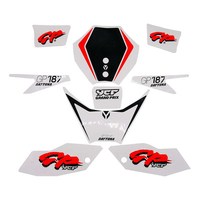 Kit Déco Origine YCF Orange Édition GP 187 pour MINI GP 107 / 157 / 187